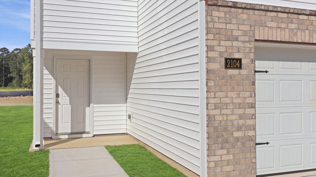 Exterior details and patio area of a home in Carter Ridge, Greenville (Image 3). Exterior details and patio area of a home in Carter Ridge, Greenville (Image 3).
