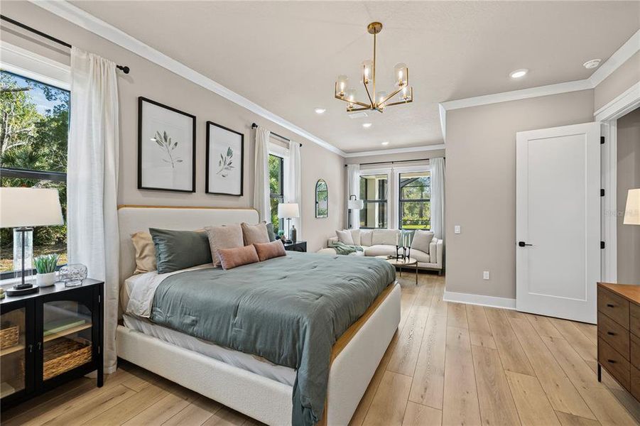 Furnished interior view inside a new home in , Tarpon Springs (Image 40). Furnished interior view inside a new home in , Tarpon Springs (Image 40).