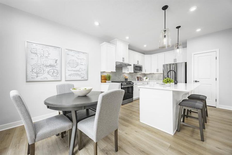Representative furnished interior of a home built from the Alberti Ranch by Ryan Homes in Albemarle, Hertford (Image 20).