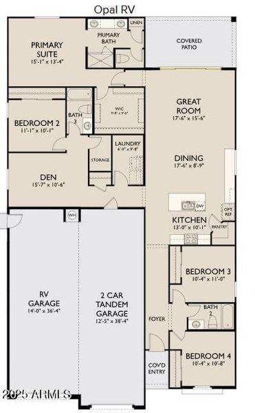 Opal RV - Left Garage - Center Slider