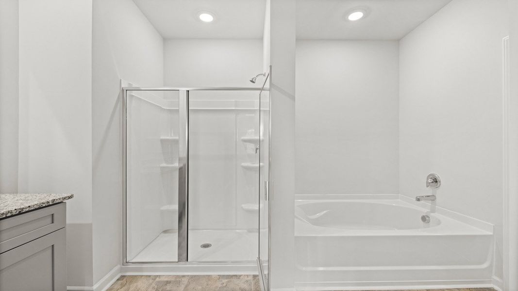 Furnished interior view inside a new home in Captain's Corner, Grovetown (Image 12). Furnished interior view inside a new home in Captain's Corner, Grovetown (Image 12).