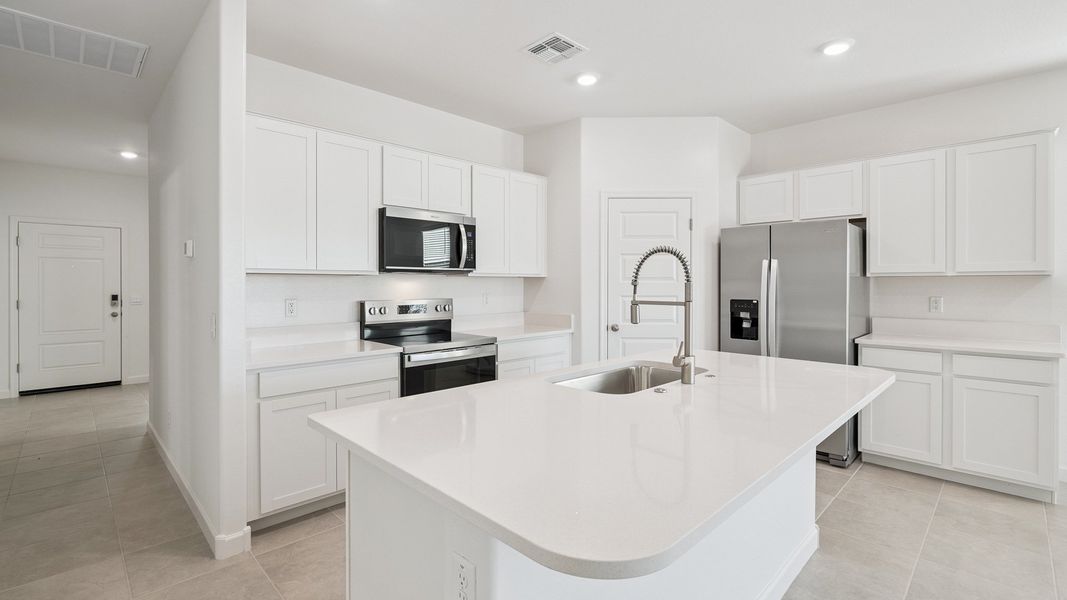 Furnished interior view inside a new home in Desert Moon Estates, Buckeye (Image 5).