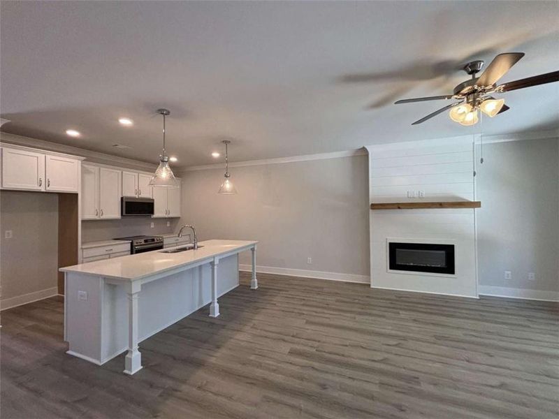 Furnished interior view inside a new home in , Cleveland (Image 4).