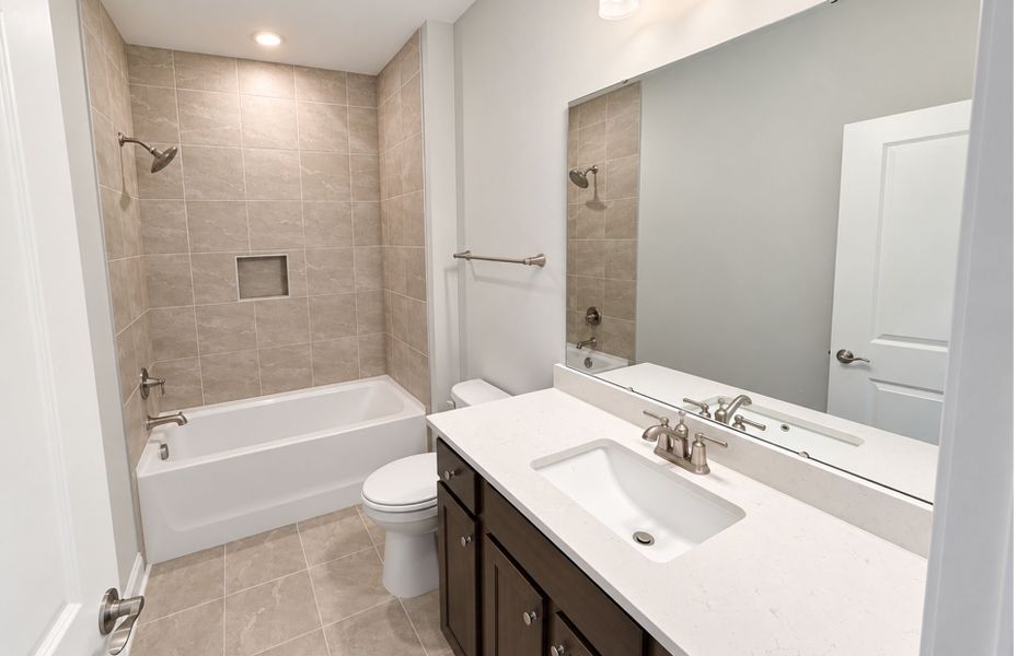 Furnished interior view inside a new home in Del Webb Wilmington at Mallory Creek, Leland (Image 7).