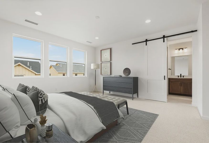 Homesite 161 Primary Bedroom- Virtually Staged - 15 of 19