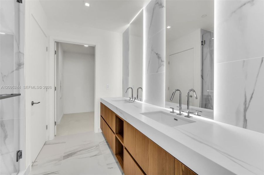 Furnished interior view inside a new home in , Miami (Image 9). Furnished interior view inside a new home in , Miami (Image 9).