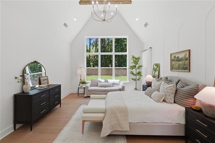 Furnished interior view inside a new home in , Powder Springs (Image 50).