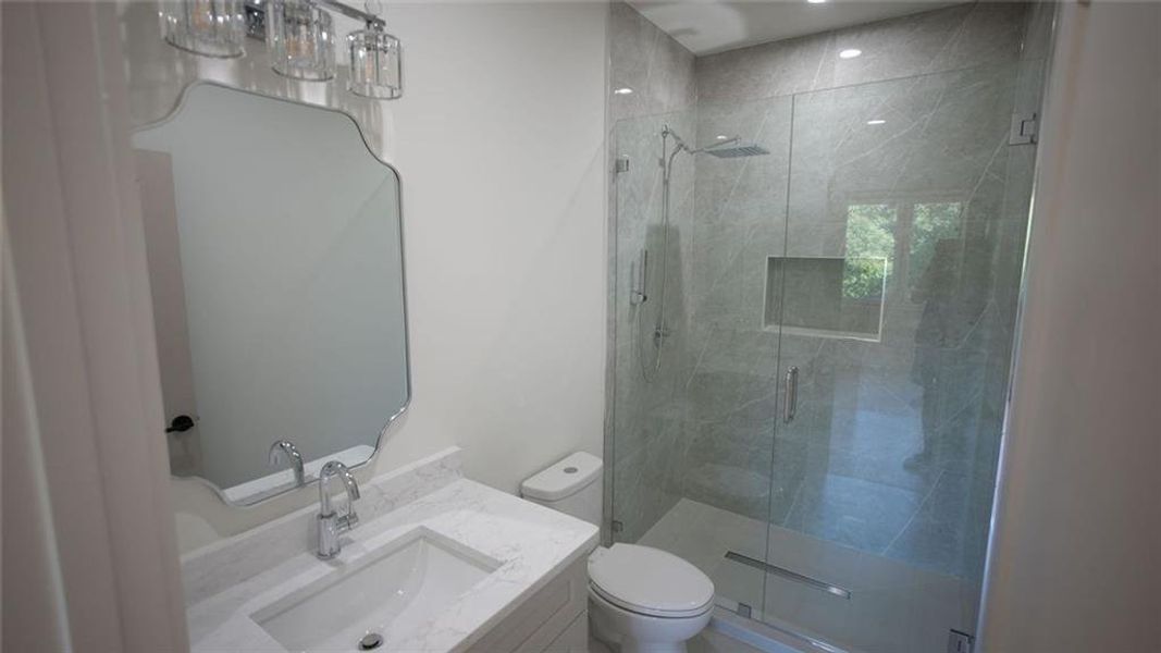 Furnished interior view inside a new home in , Flowery Branch (Image 16).