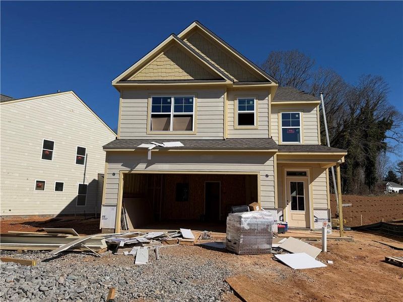 In-progress construction of a new home in Villas at Dawsonville, Dawsonville, GA (Image 32).