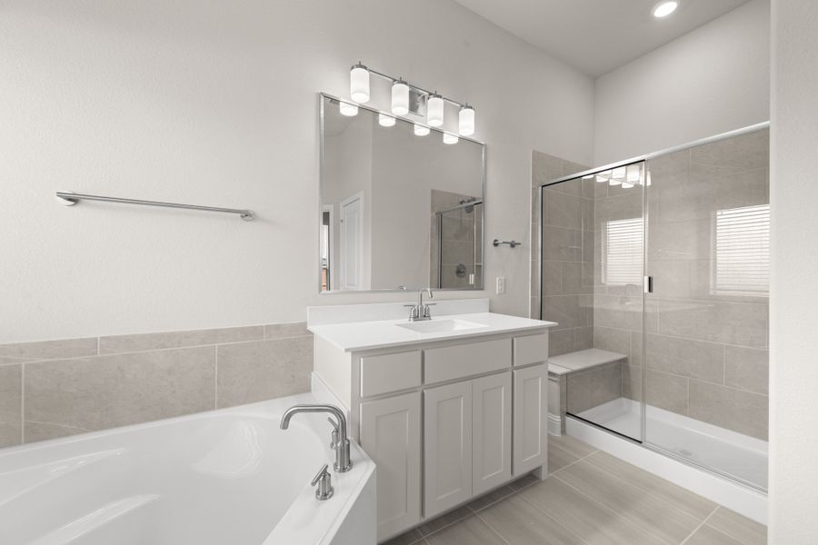 Furnished interior view inside a new home in Mockingbird Hills - Signature Series, Joshua (Image 12).