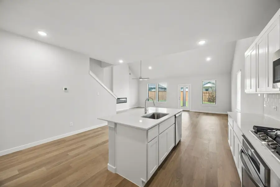 Open Floor Plan in the Winters home plan by Trophy Signature Homes – REPRESENTATIVE PHOTO