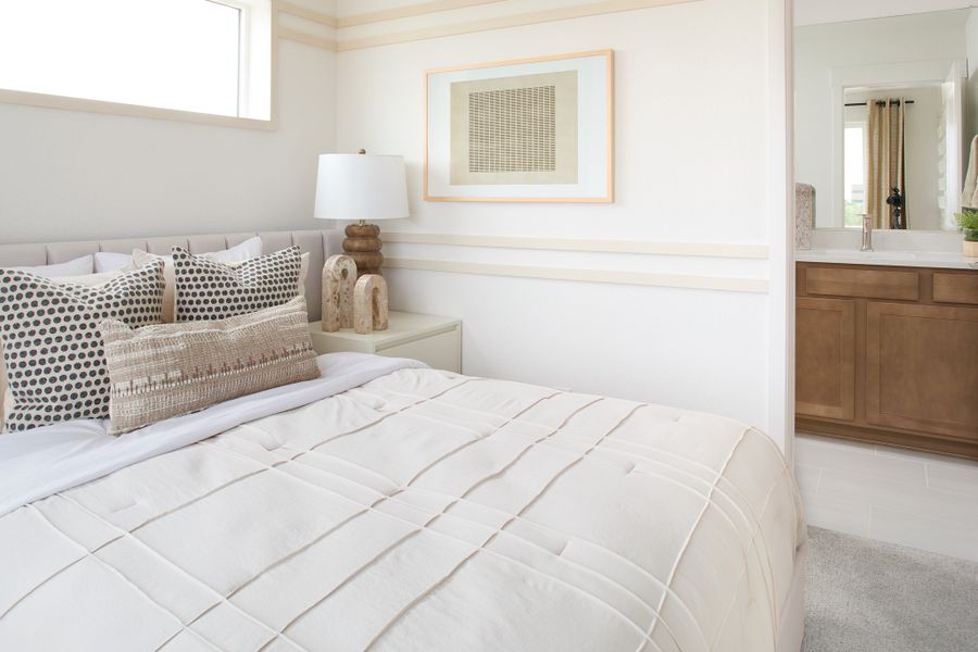 Furnished interior view inside a new home in Ascent at Inverness, Englewood (Image 10).