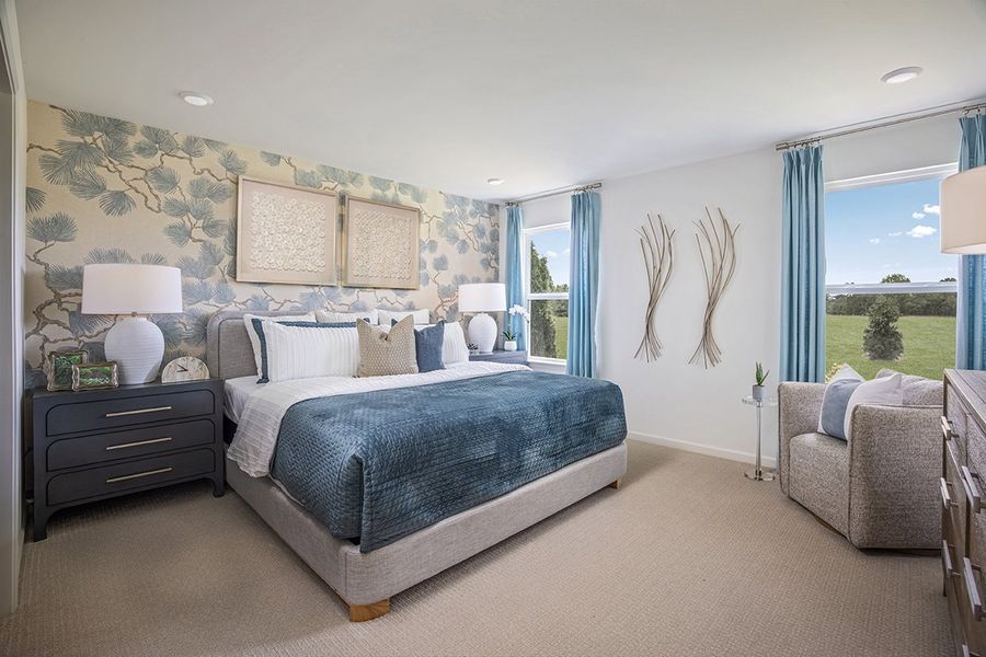 Representative furnished interior of a home built from the 1582 Modeled by KB Home in Cottages at Clovis Point, Kings Mountain (Image 12).