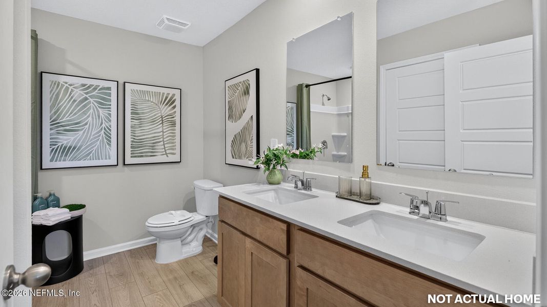 Furnished interior view inside a new home in Liberty Cove, Yulee (Image 19).