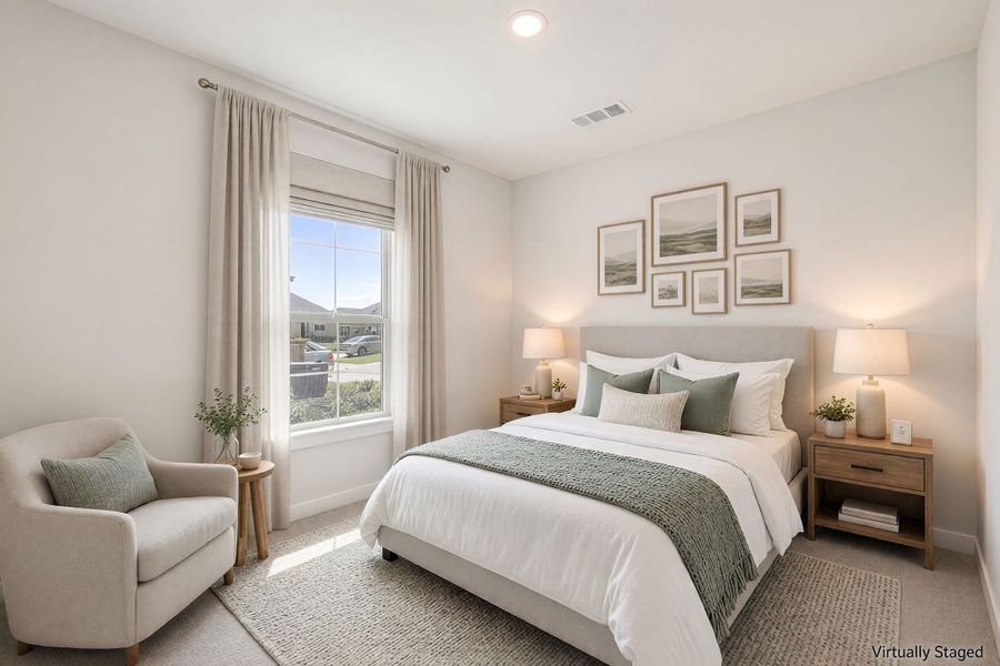 Furnished interior view inside a new home in Woodbridge Villas, Wylie (Image 7).