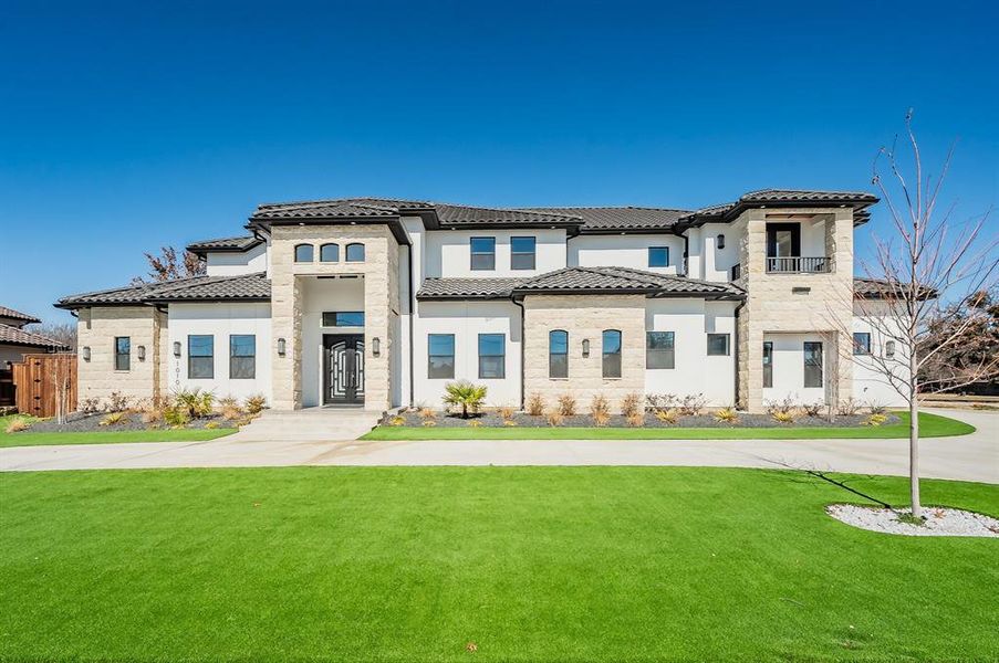 Front exterior of a new home in , Colleyville, TX, highlighting curb appeal (Image 25).