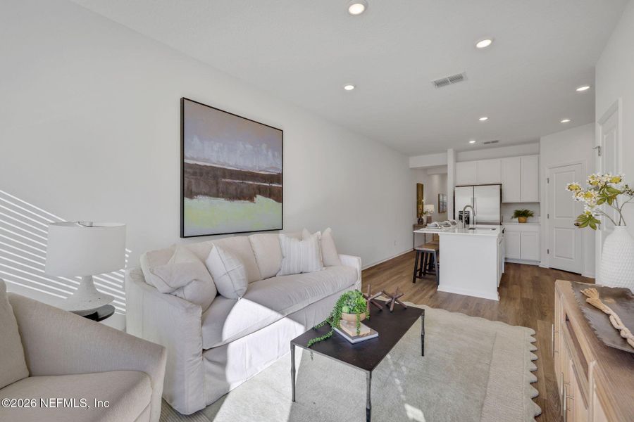Furnished interior view inside a new home in , Jacksonville (Image 15).