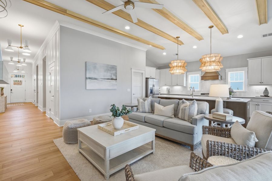 Furnished interior view inside a new home in The Sanctuary at Sunset Beach, Sunset Beach (Image 8).