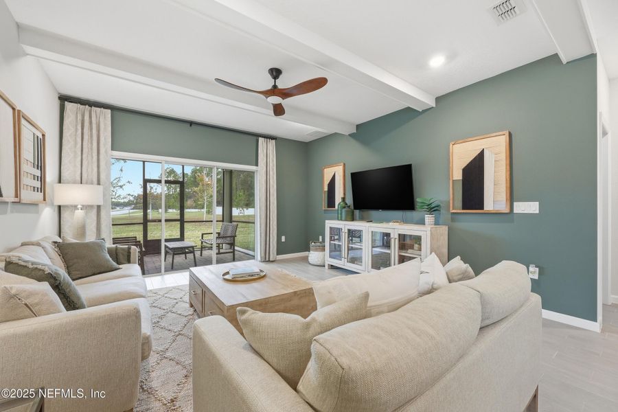 Furnished interior view inside a new home in St Augustine Lakes: St Augustine Lakes 40S, St. Augustine (Image 15).