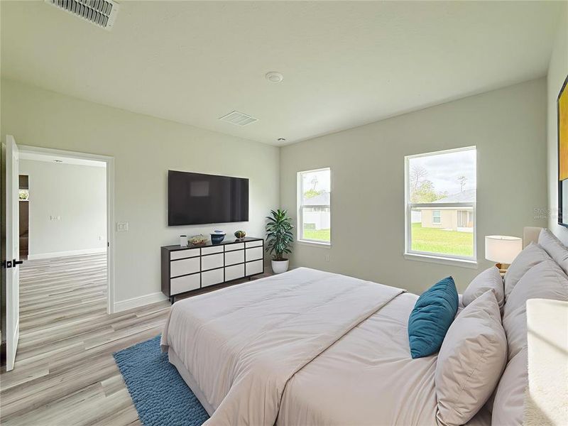 Furnished interior view inside a new home in , Ocala (Image 2).