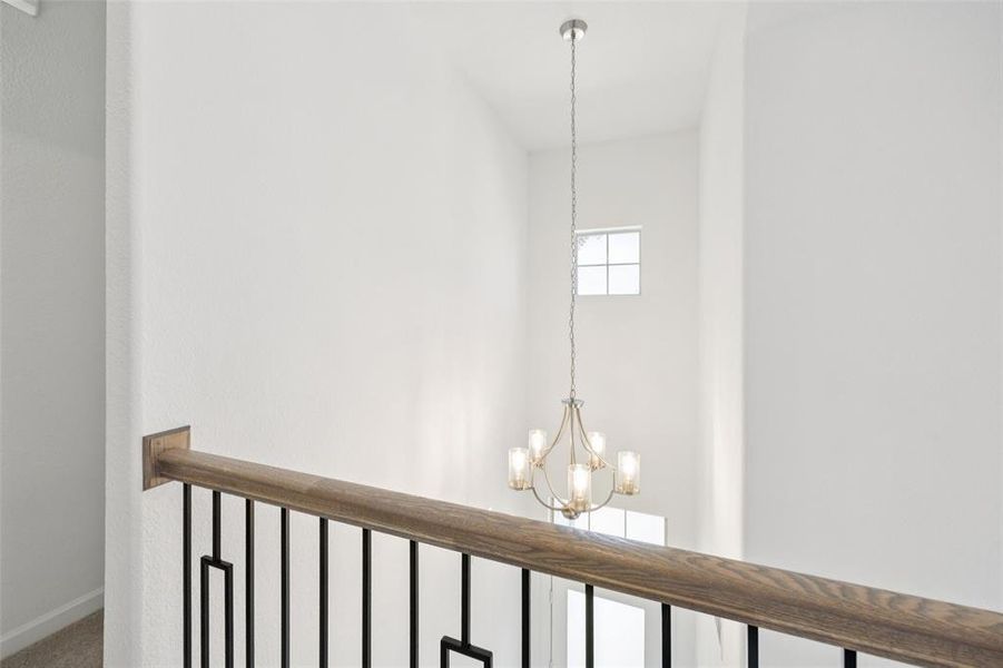 Furnished interior view inside a new home in Villas at the Station, Sachse (Image 11).