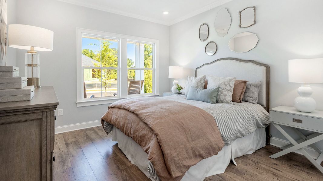 Representative furnished interior of a home built from the Promenade by Epcon Communities in The Courtyards on the Greenway, Matthews (Image 37).