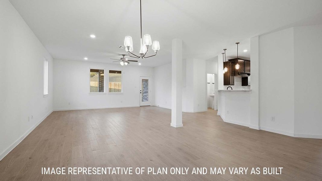 Spacious, unfurnished interior of a new home in The Woods, Lumberton (Image 13).