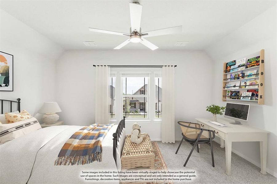 Furnished interior view inside a new home in Chaparral Park, Oak Point (Image 18).
