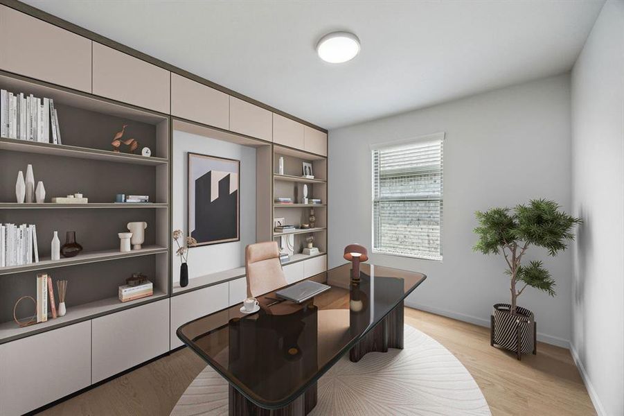 Flex Room in the Hadley home plan by Trophy Signature Homes – REPRESENTATIVE PHOTO Flex Room in the Hadley home plan by Trophy Signature Homes – REPRESENTATIVE PHOTO