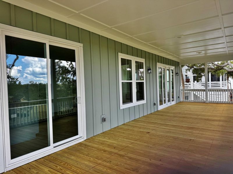 Exterior details and patio area of a home in , Edisto Island (Image 34). Exterior details and patio area of a home in , Edisto Island (Image 34).