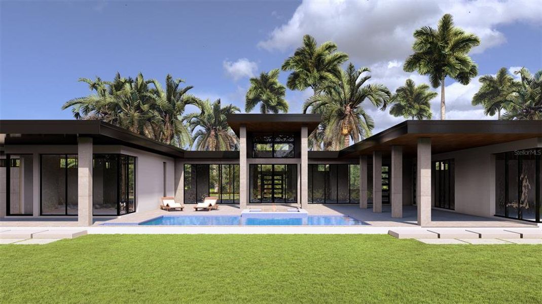 Front exterior of a new home in , Odessa, FL, highlighting curb appeal (Image 16).