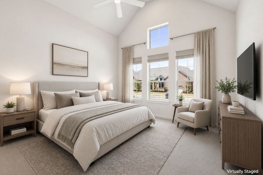 Furnished interior view inside a new home in Woodbridge Villas, Wylie (Image 12).