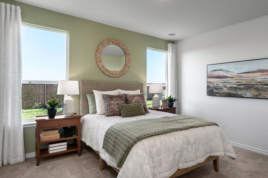 Representative furnished interior of a home built from the 1243 Modeled by KB Home in Punta Verde, Converse (Image 7).