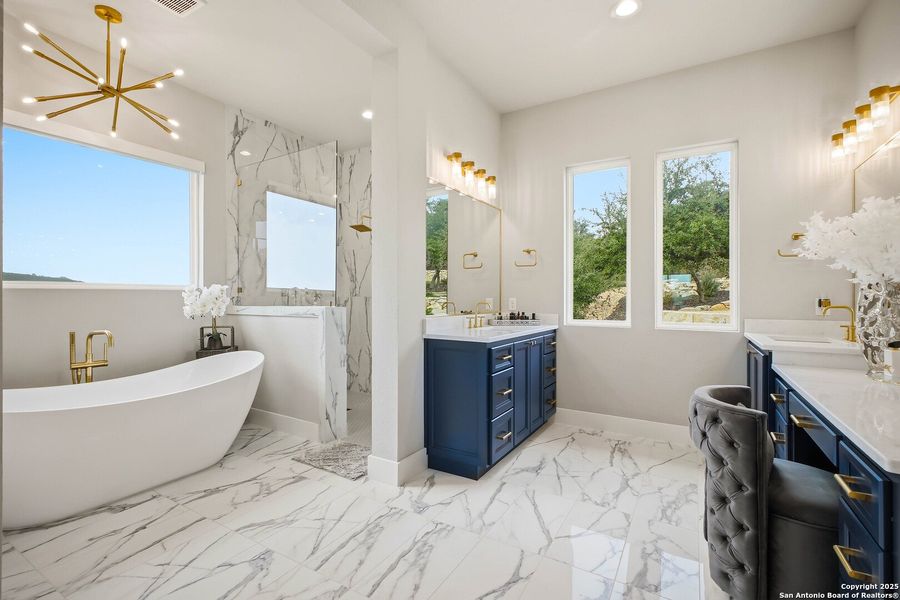 Furnished interior view inside a new home in , San Antonio (Image 7).