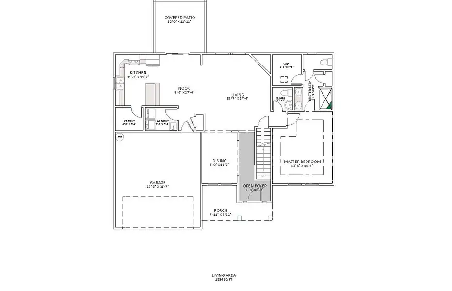 2D floor plan layout for the Enory by Enchanted Homes in Messer Farms, Inman, SC (Image 3). 2D floor plan layout for the Enory by Enchanted Homes in Messer Farms, Inman, SC (Image 3).