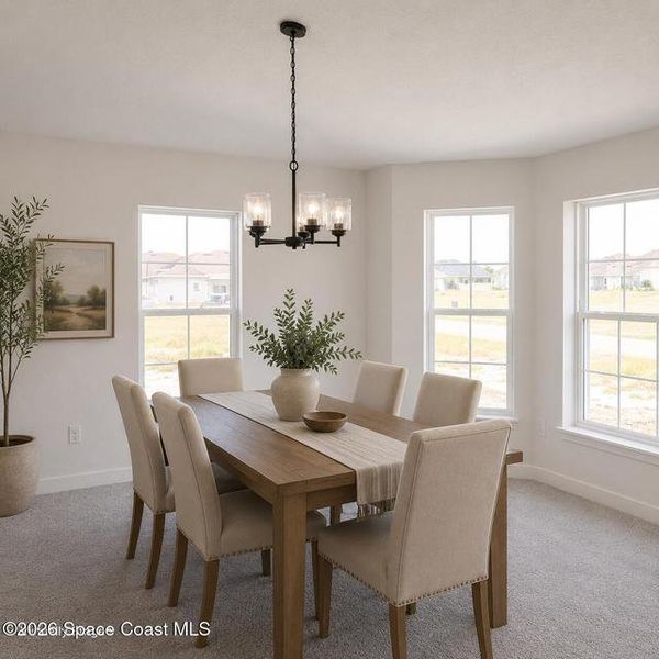 Furnished interior view inside a new home in St. John's Preserve, Palm Bay (Image 6).