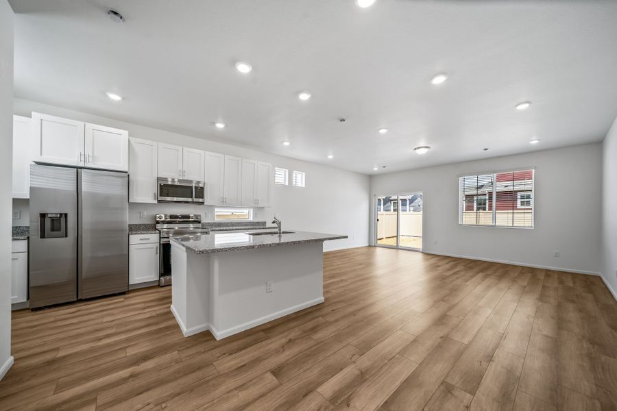 Furnished interior view inside a new home in Reunion, Commerce City (Image 4).