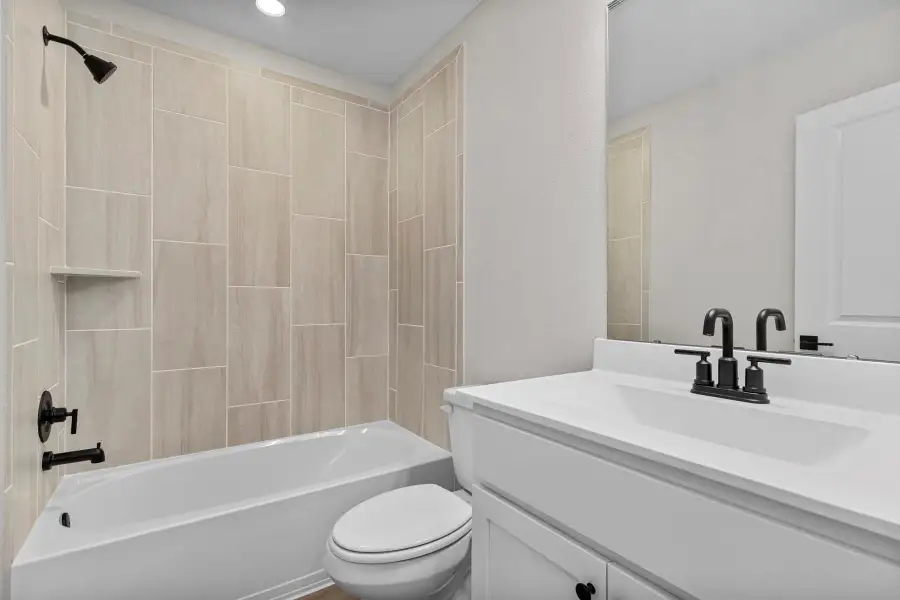 Furnished interior view inside a new home in Emberly, Beasley (Image 6).