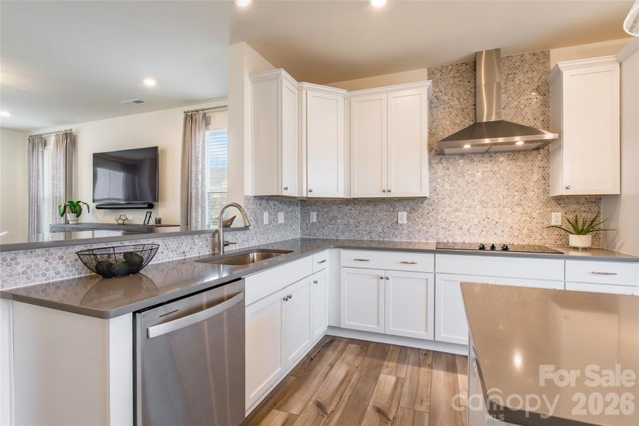 Furnished interior view inside a new home in , Charlotte (Image 16). Furnished interior view inside a new home in , Charlotte (Image 16).