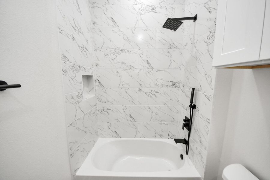 Close-up of interior finishes inside a home in , Houston (Image 21).