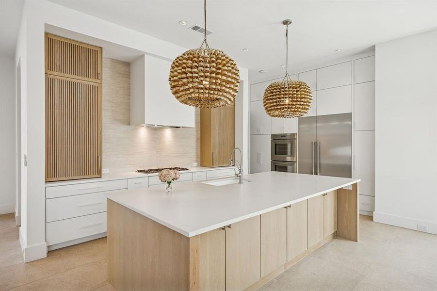 Furnished interior view inside a new home in , Dallas (Image 7).