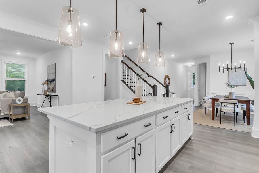 Furnished interior view inside a new home in , Summerville (Image 33).