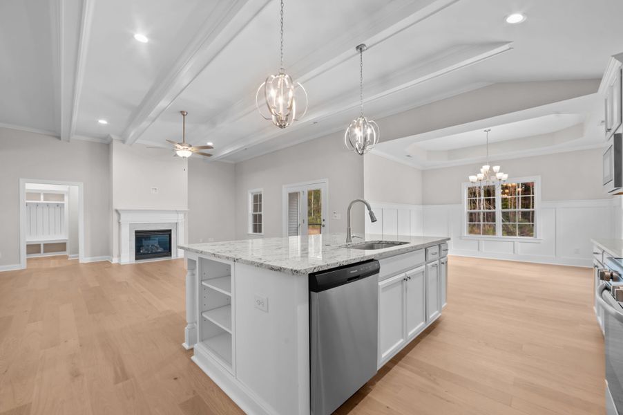 Furnished interior view inside a new home in The Preserve at Langston, Winterville (Image 9). Furnished interior view inside a new home in The Preserve at Langston, Winterville (Image 9).