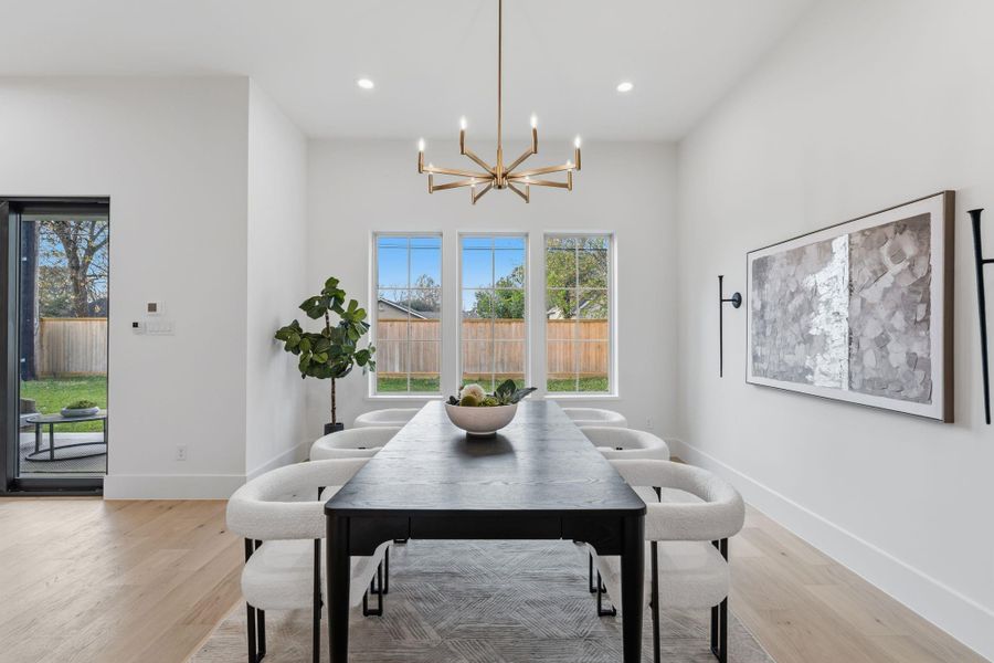Furnished interior view inside a new home in , Houston (Image 18).