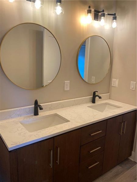 Furnished interior view inside a new home in , Flowery Branch (Image 9).