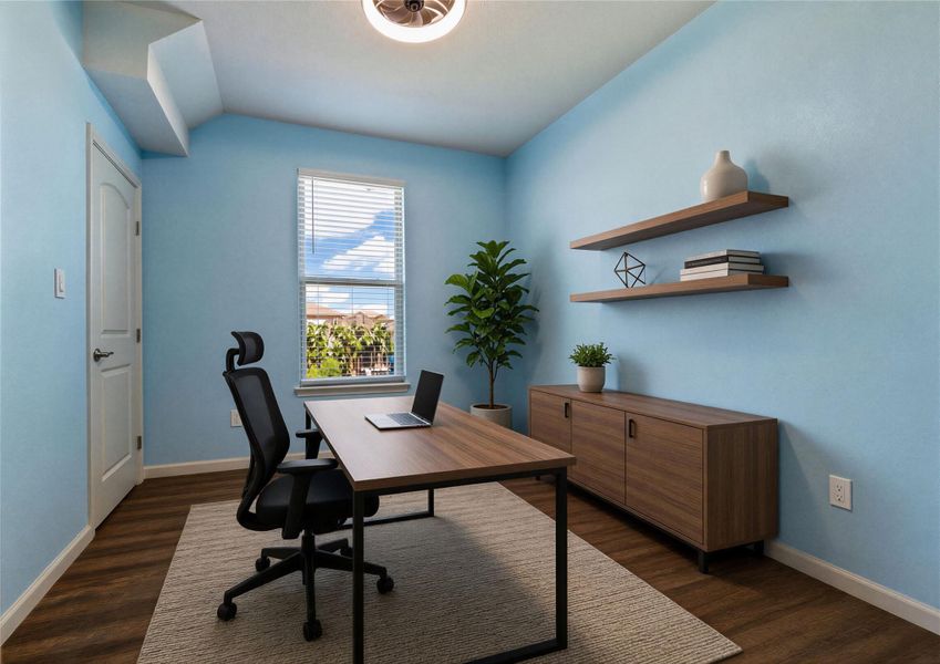 Furnished interior view inside a new home in , Liberty Hill (Image 14).