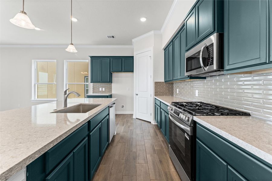 Plenty of room for your coffee, and small appliances. Plenty of room for your coffee, and small appliances.