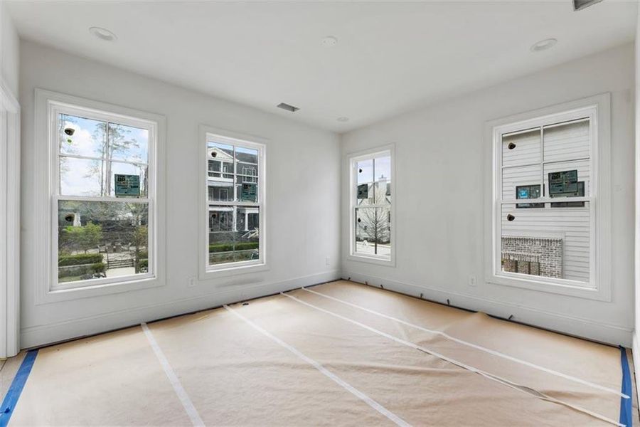 In-progress construction of a new home in , Alpharetta, GA (Image 17).