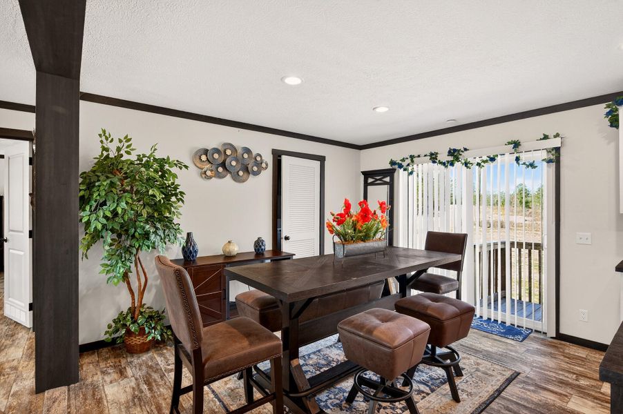 Furnished interior view inside a new home in , Walterboro (Image 4).