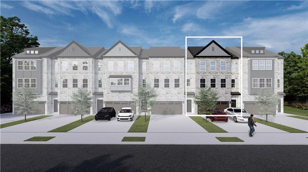 Front exterior of a new home in , Cumming, GA, highlighting curb appeal (Image 1). Front exterior of a new home in , Cumming, GA, highlighting curb appeal (Image 1).